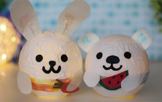 キラキラ光るアニマルランタンを作ろう！